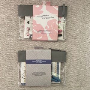 2 journal kits (1 journal, 2 ballpoint pens, 2 sticker sheets in each case)